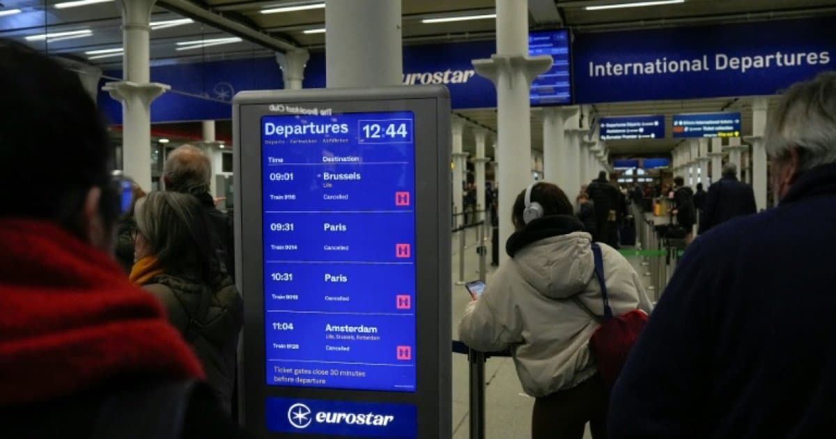 Tunnel sous la Manche: panne technique majeure en plein réveillon